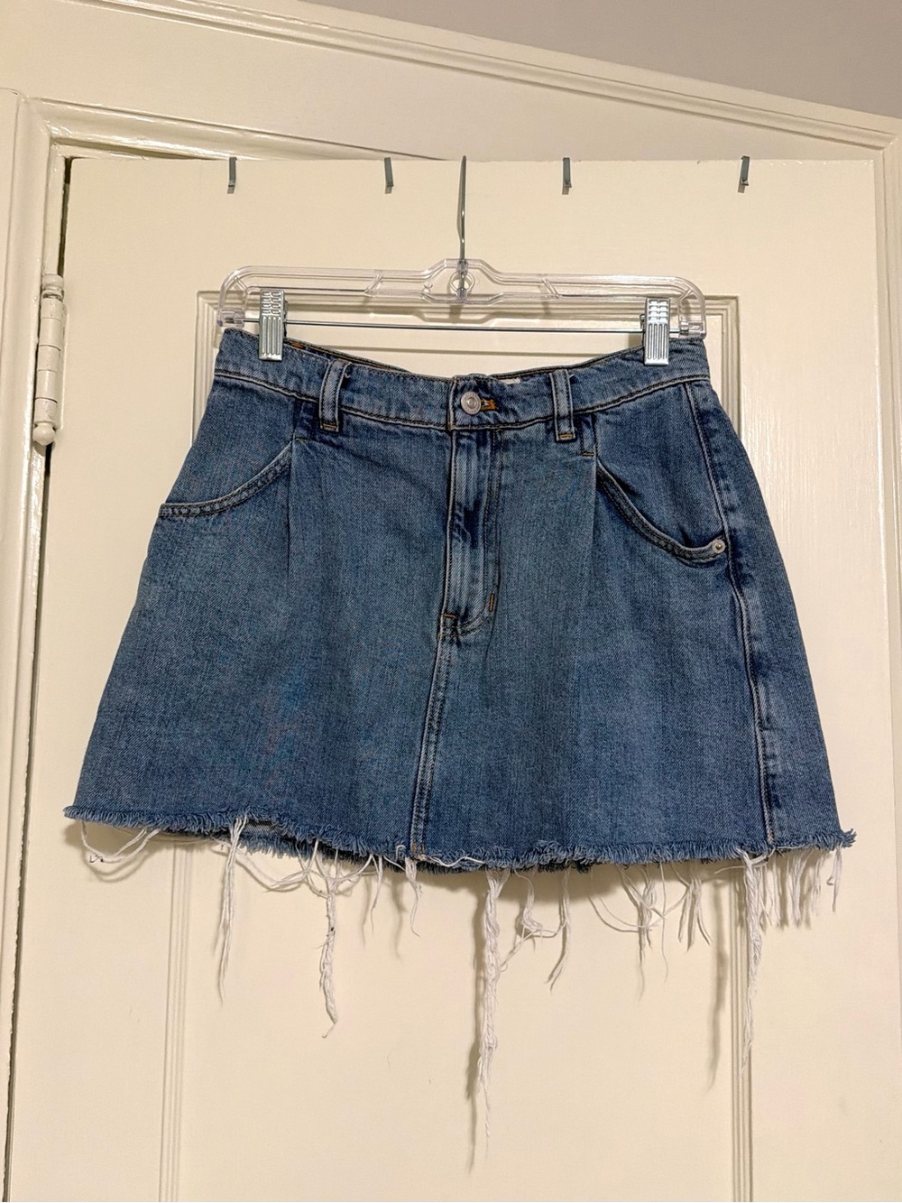 Free People Cosmico Flirt Denim Skirt